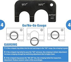 Angle PEX Crimping Tool w/ Pipe Cutter for 1/2&Prime; & 3/4&Prime; PEX Crimp Copper Rings