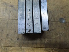 5 used sets of Ridgid NPT universal bolt dies 1/8&Prime;, 1/2&Prime; &ndash; 3/4&Prime;, & 1&Prime; &ndash; 2&Prime;