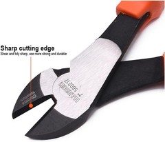 Edward 7&rdquo; Diagonal Cutters &ndash; Heavy Duty Side Cutter Pliers for Electrical, Flora