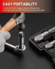 Heavy Duty Pipe Extractor Set, 6-Piece Steel Tool for Removing Damaged Pipes & F