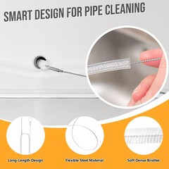 Blue Orange 60 Inch Drain Snake Clog Remover for Sink