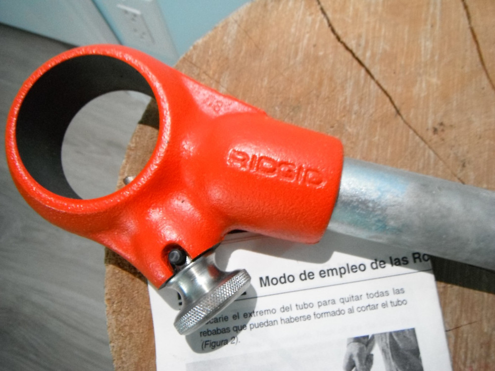 Rigid Pipe Threading Exposed Ratchet Die & Handle Assembly 1/8&Prime; to 1&Prime; O.D. NEW