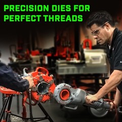 Staten Tools 38120 RH Dies 2-1/2&Prime; &ndash; 4&Prime; fits RIDGID&reg; 141 Pipe Receding Geared Thr