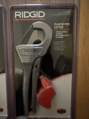 5 RIDGID SINLGE STROKE PLASTIC PIPE CUTTER PC-1375