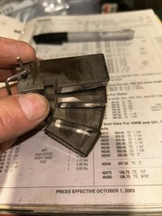 RIDGID 554 1/2 &ndash; 3/4 NPT RH PIPE DIE SET FOR 515, 502 & DUAL THREADERS 47880