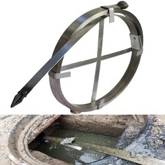 Heavy Duty Manual 15M Manganese Steel Drain Auger 49.2ft 1.18Inch Drain Snake