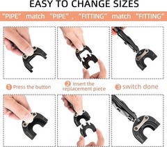 Durable Carbon Steel Disconnect Tongs for Quick Removal of Plumbing Fittings