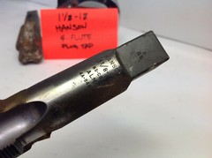 1-1/8&Prime; &ndash; 18 Hanson H.S. 4 FL Plug Tap (#796-1)