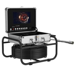 7&Prime; Monitor DVR 16GB Sewer Pipe Inspection Camera 23mm Lens Endoscope Camera 40M
