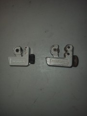 2 small Superior Tool Tubing Cutters one is 3/16&Prime; to 1&Prime; and One 1/8 &rdquo; to 1 1/8