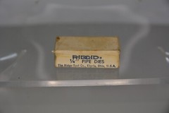 Ridgid 1/4&Prime; PIPE DIES, HIGH SPEED, O-R OO-R, 11-R, 111-R 12-R