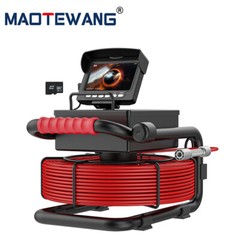 MAOTEWANG Sewer Camera 164ft/50m Pipe Inspection Camera HD Drain 4.3&Prime; Monitor