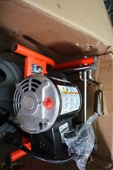 Ridgid 27013 K-400 Drum Machine with C-45 IW Cable 1/2&Prime;x 75&prime;, Gloves, Autofeed