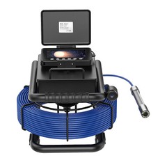 30M Pipe Inspection Camera with 512Hz Transmitter Sewer Camera Self Leveling 5&Prime;