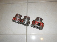 RIDGID OO-R PIPE THREADING DIES 1/2&Prime;, 3/4&Prime;, & 1&Prime;