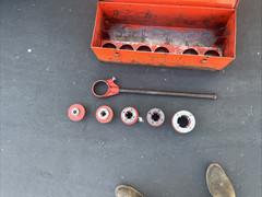 Ridgid 12-R pipe threader set new style 7pc