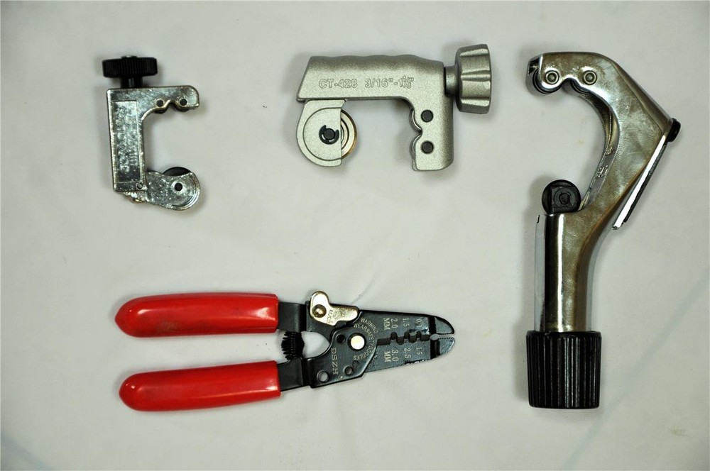 HVAC Pluming Tool Kit:Tube Pipe Cutters:Capillary,1 5/8&Prime;OD Heavy Duty Rust Proof