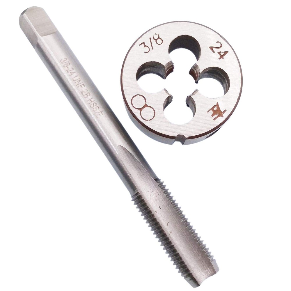HSS 3/824 UNF Left Hand Thread Tap And Round Die Set Cutting Tool