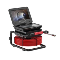 30m Sewer Camera Pipe Inspection Camera 512hz Sonde Self-leveling 10&Prime; Monitor