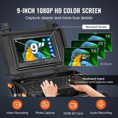 70m Self-Leveling Sewer Camera with 512Hz Transmitter & 230ft Cable