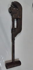 VINTAGE &ldquo;TRIMO No 2 &rdquo; HEAVY LARGE STEEL WHEEL PIPE CUTTER, GREAT SHAPE