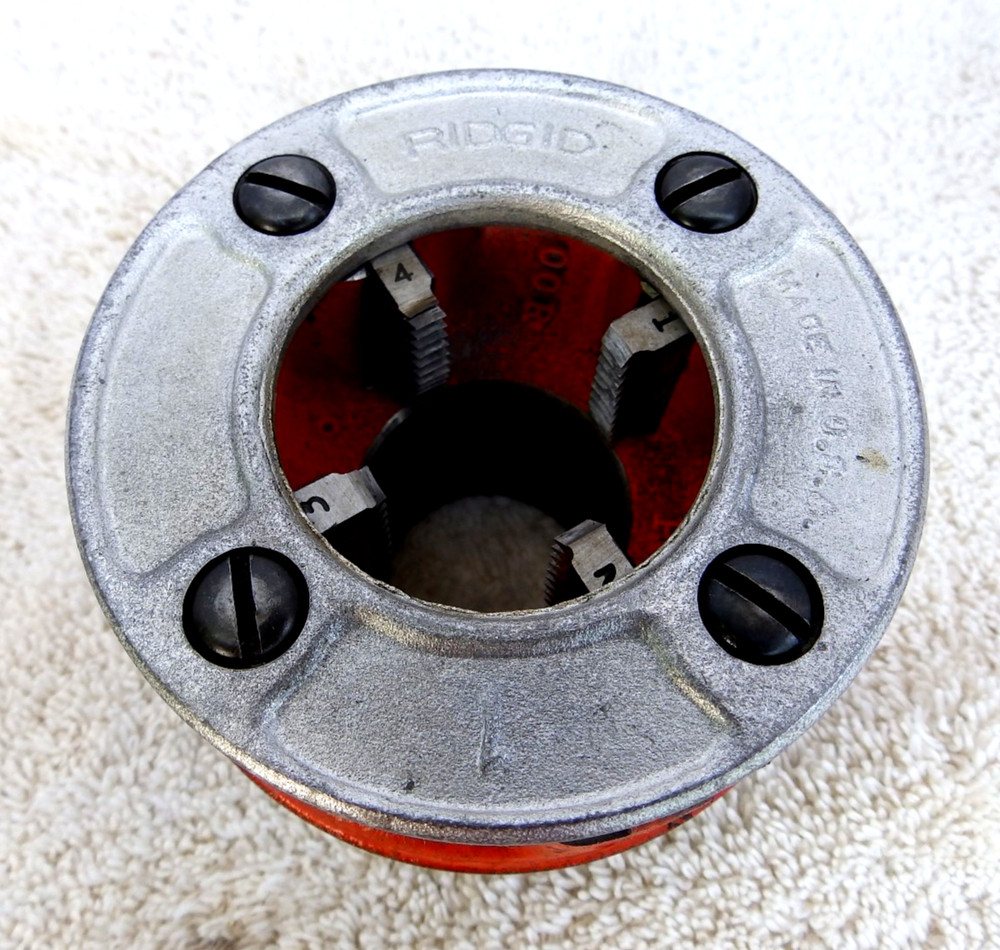 Ridgid 12-R 1&Prime; Pipe Threader Die Head Cleaned Used