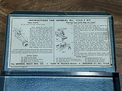 NOS Vintage Imperial Tubing Tool Kit 1225-F, Bright Colors!