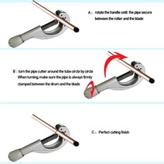nuwfrog Tubing and Pipe Cutter 1/4 to 2-5/8 Inch with Extra