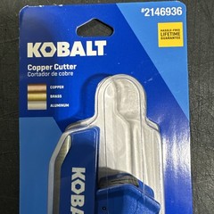 Set Of 8 Kobalt Copper Cutter 2146935, 1 2146934 And 1 2146936 Quick Release