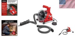 PowerClear 120V Drain Cleaning Machine Kit with AUTOFEED &ndash; Clear Tough Clogs