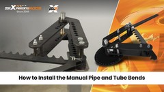Maxpeedingrods Manual Pipe and Tube Bender for 2&Prime; Round 1-1/2&Prime; Square Steel