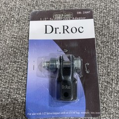Dr.Roc Scissor Jack Adapter For Use With 1/2 Inch Drive Impact Wrench or 13/16&Prime;