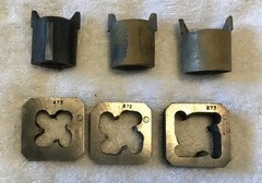 Vtg Craftsman Crown Logo Ratcheting Pipe Threader w/Guides, Dies, Pipe Cutter