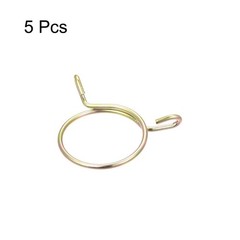 Fuel Line Hose Clips, 5pcs 42mm 65Mn Steel Tubing Spring Clamps