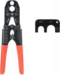 iCrimp PEX Pipe Copper Ring Crimping Tool Kit for 1/2 in, 3/4 in Crimp Rings,&hellip;