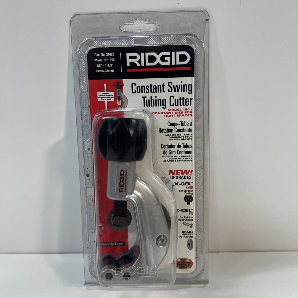 NEW Ridgid Constant Swing Tubing Cutter Cat. No. 31622 Model No. 150