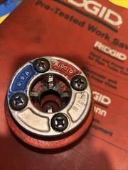 Ridgid 37210 111-R 3/8&rdquo; Ratchet Pipe Threader Die Head Great Shape