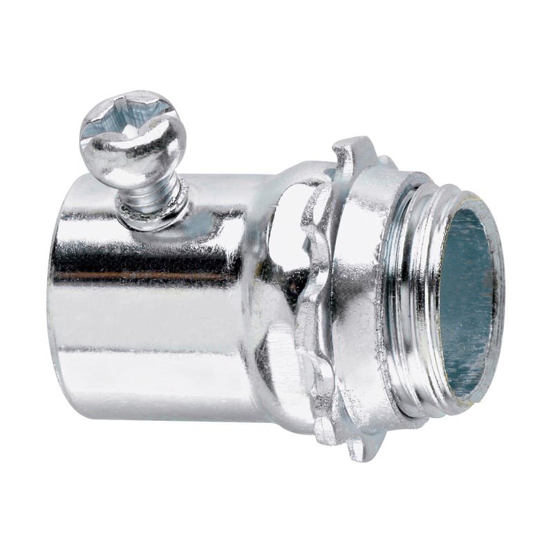 MULTIPLE 452 1/2&Prime; EMT Set Screw Connector Steel NPT Electrical Fitting