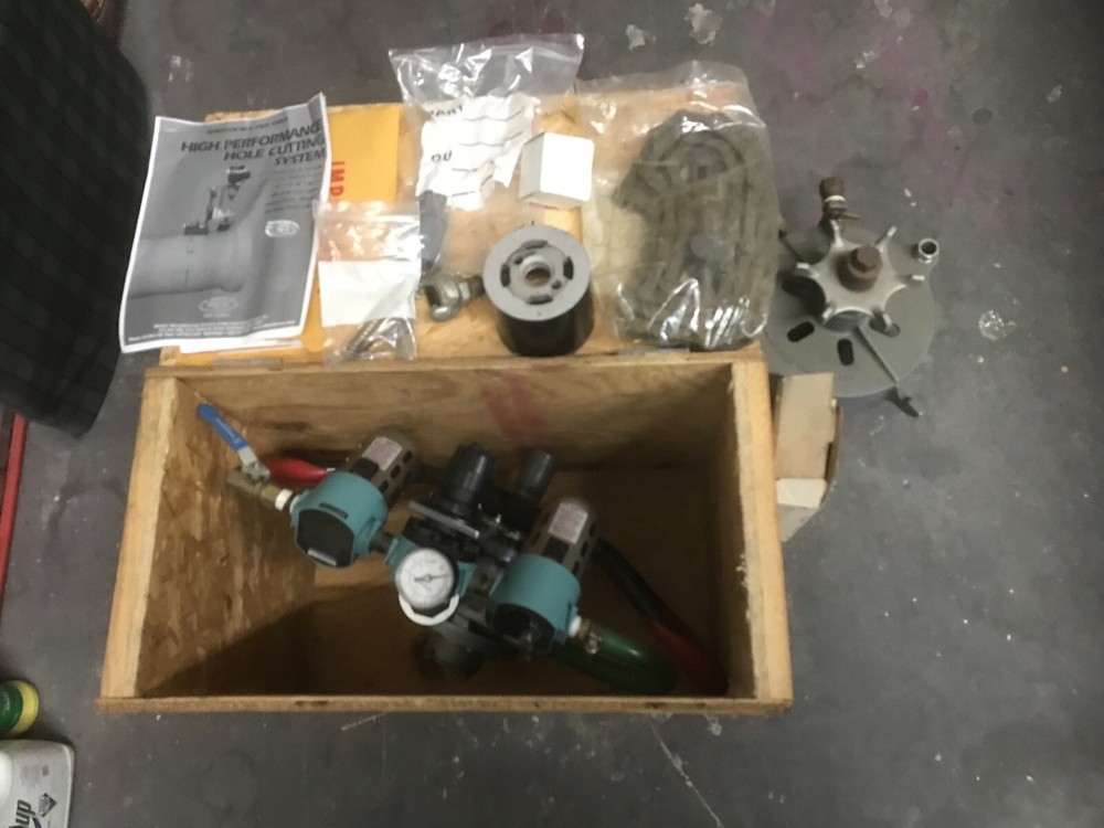 Wheeler Rex High Performance Pipe Hole Cutting System W/ Accessories