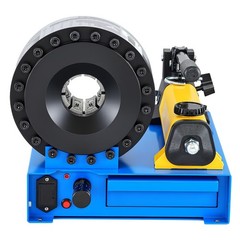 High Pressure Hydraulic Hose Crimper, Manual Hose Crimping Tool with 8 Dies &