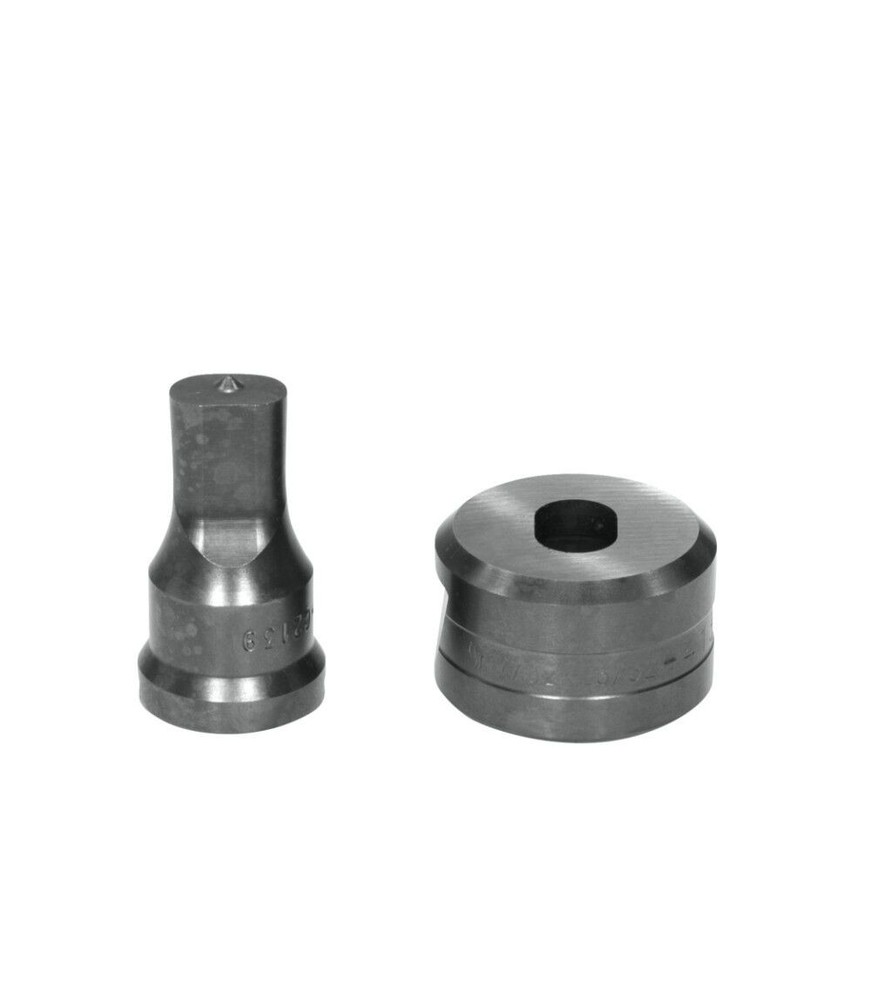Edwards 1/2 Punch X 17/32 X 25/32 Inch Die Oblong Punch & Die Set
