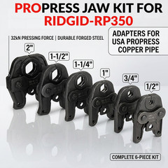 Press Jaw VUS:1 1/2 3/4 1-1/2 1-1/4 2 for Milwaukee M12 RIDGID RP241 24KN Tool