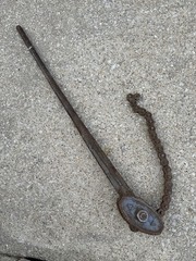 Antique Billings & Spencer No. 37 Pipe Chain Wrench USA 37&rdquo; Plumbing Tool