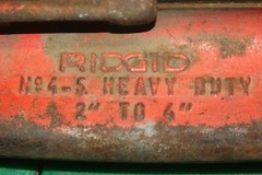 Ridgid Heavy Duty No. 4-S 2&Prime;-4&Prime;