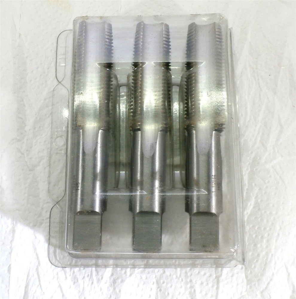 Drillco 2000E Series High Speed Steel Hand Threading Tap, Uncoated Finish (3)