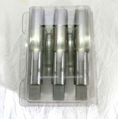 Drillco 2000E Series High Speed Steel Hand Threading Tap, Uncoated Finish (3)