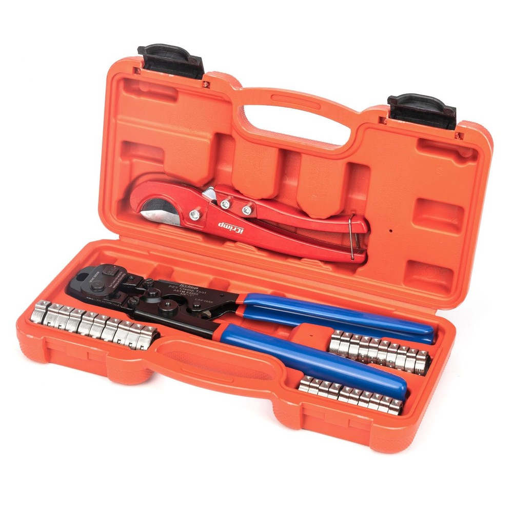 iCrimp PEX Clamp Tool Kit for 3/8-in, 1/2-in, 3/4-in, Cinch