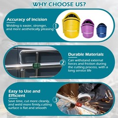 Magnetic Pipe Cutting Guide Kit &ndash; 1-5/8&Prime; to 4-1/2&Prime;, Cuts 45&deg;/90&deg;/22.5&deg;, Steel Te