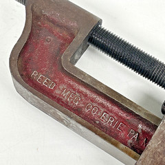 Vintage Reed Mfg. No 2W 3-Wheel Pipe Cutter Pat. 2005163 USA Heavy Duty Tool