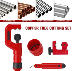 4-1 Tubing Cutter Set, Heavy Duty Pipe Cutter 1/4&Prime;-2&Prime; OD, Mini Pipe Cutter 1/8&Prime;-